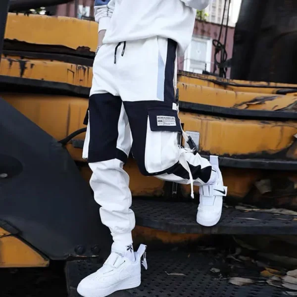 Men Joggers Cargo Techwear Pants Baggy Pant Tactical Mens Tracksuits 2023 Harem Pants For Boys - Image 2
