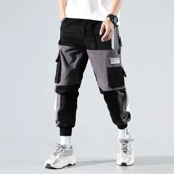 Men Joggers Cargo Techwear Pants Baggy Pant Tactical Mens Tracksuits 2023 Harem Pants For Boys - Image 6