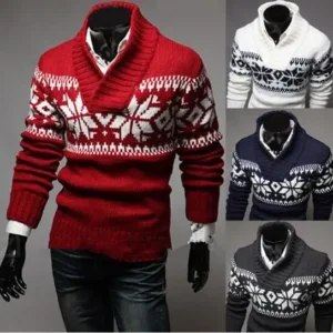 2022 England style men sweater Pullovers sweater Slim O-Neck men sweater fashion men Christmas sweaters