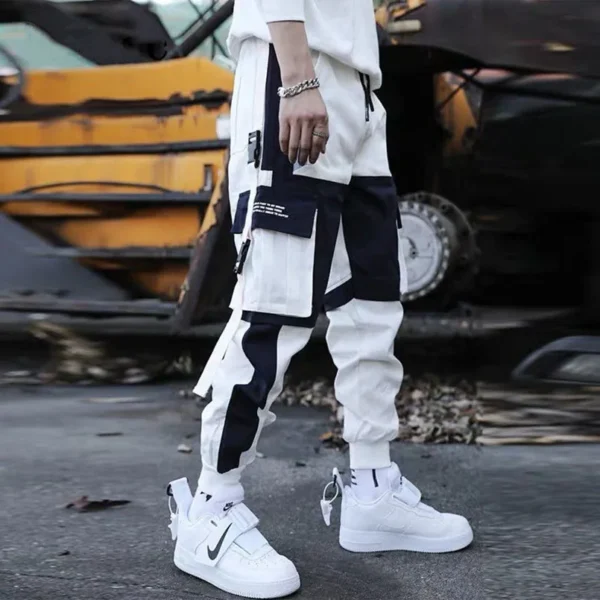 Men Joggers Cargo Techwear Pants Baggy Pant Tactical Mens Tracksuits 2023 Harem Pants For Boys - Image 3