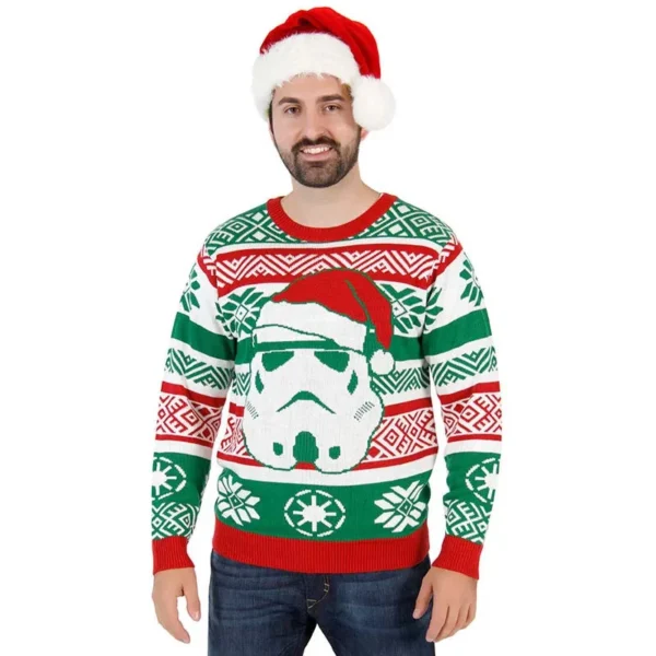 Women Men Christmas Sweater Autumn Warm Winter Classic Printed Knitted Pullovers Plus Size Streetwear Long Sleeve Casual Clothes - Image 5