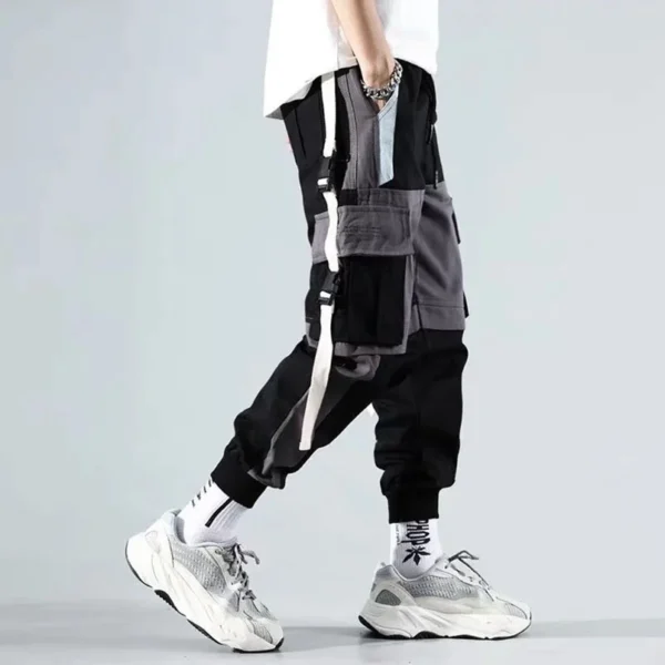 Men Joggers Cargo Techwear Pants Baggy Pant Tactical Mens Tracksuits 2023 Harem Pants For Boys - Image 4