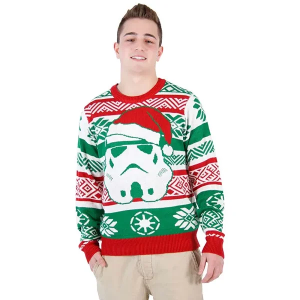 Women Men Christmas Sweater Autumn Warm Winter Classic Printed Knitted Pullovers Plus Size Streetwear Long Sleeve Casual Clothes - Image 3