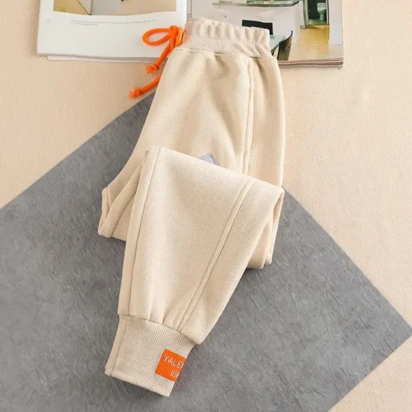 New Gray women Sweatpants Autumn Winter Baggy Streetwear Oversize Sports Pants Black winter thick Joggers Streetwear Trousers - Image 4