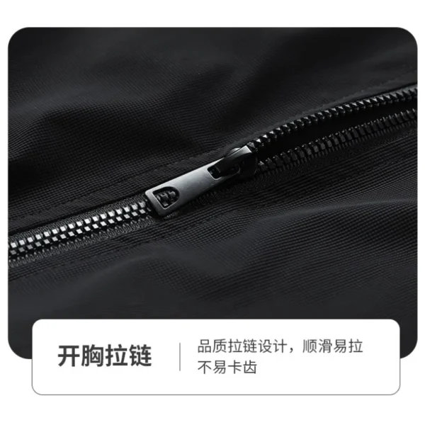 PLUS Size Men's Jacket Spring and Autumn Stand Collar Zipper Outdoor Sports Coat Oversized Tops Windbreaker Varsity Jacket for - Image 5
