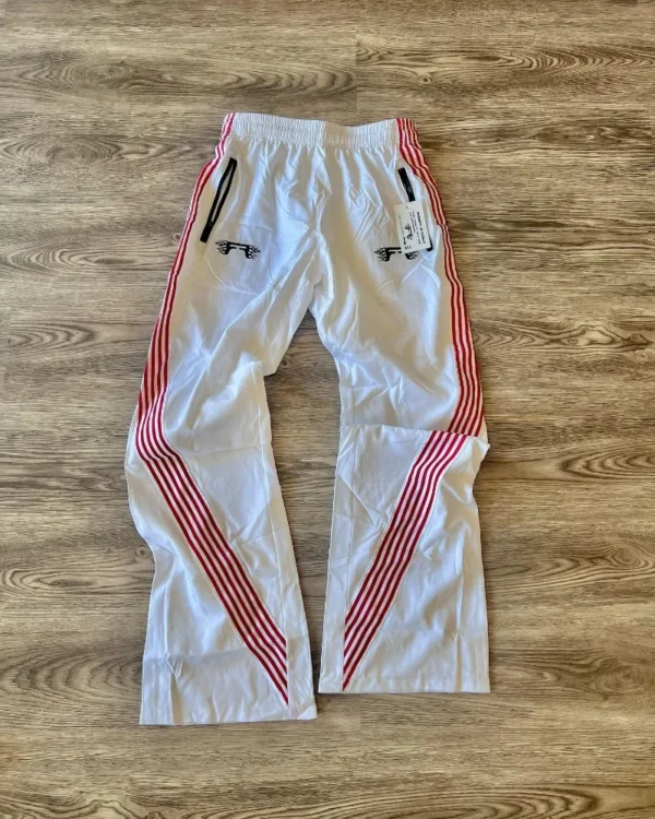Europe and The United States Retro New Striped Elastic Waist Pants for Women Y2k Harajuku Trend Loose Sports Wide-leg Pants - Image 3