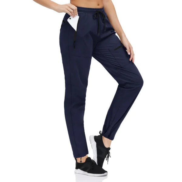 Women's Cargo Pants with Pockets Linghtweight Quick Dry Ourdoor Travel Hiking Pants Running Joggers Sweatpants - Image 4