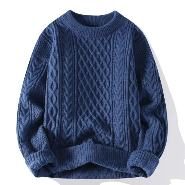 Brand Christmas Sweaters Men Crewneck Sweater Men Pullover Jumpers Fashion Clothing Autumn Winter Tops Men Knitted Sweatshirts - Image 4