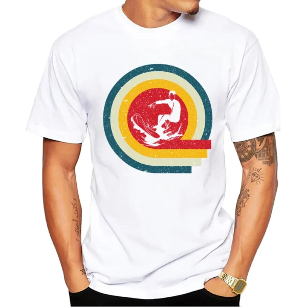 TEEHUB Beach Surf Design Men T-Shirt Retro Surfing Printed T Shirts Short Sleeve Vintage Surfer Tshirts Harajuku Tee - Image 5