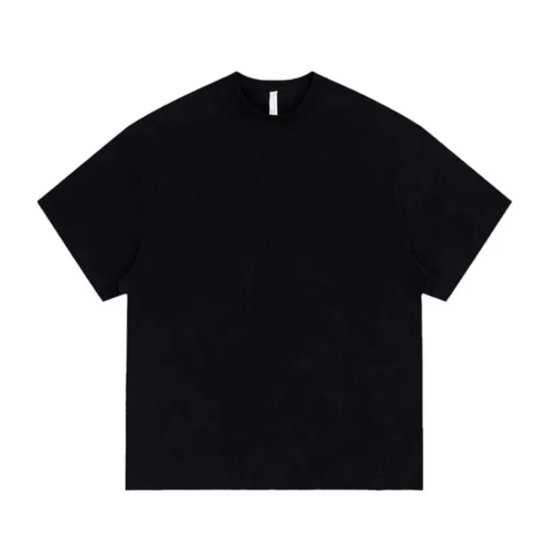 Combed 100% Cotton Casual T-Shirt 8 Pack Men Y2K Summer Short Sleeves Vintage Oversize Tshirt Streetwear Women Tops - Image 5