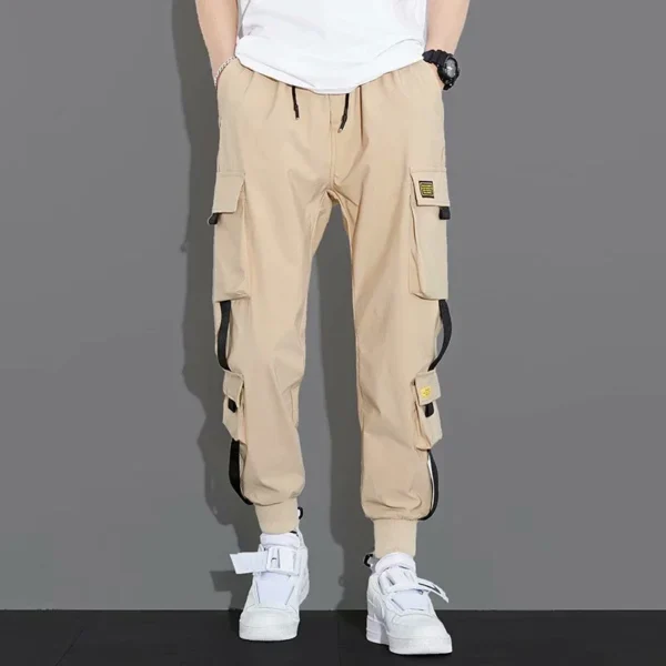 Men Cargo Pants Casual Hip Hop Pocket Pants 2024 Spring Autumn Male Joggers Trousers Sweatpants Fashion Streetwear - Image 3