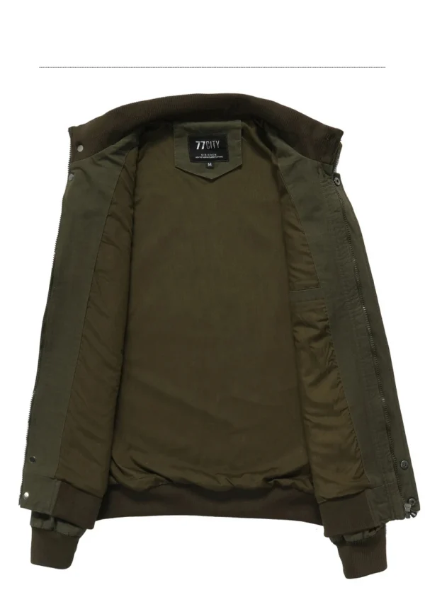 FGKKS 2023 Military Loose Men's Jacket New Autumn Casual Cotton Workwear Jacket High-Quality Design Bomber Jackets Male - Image 4