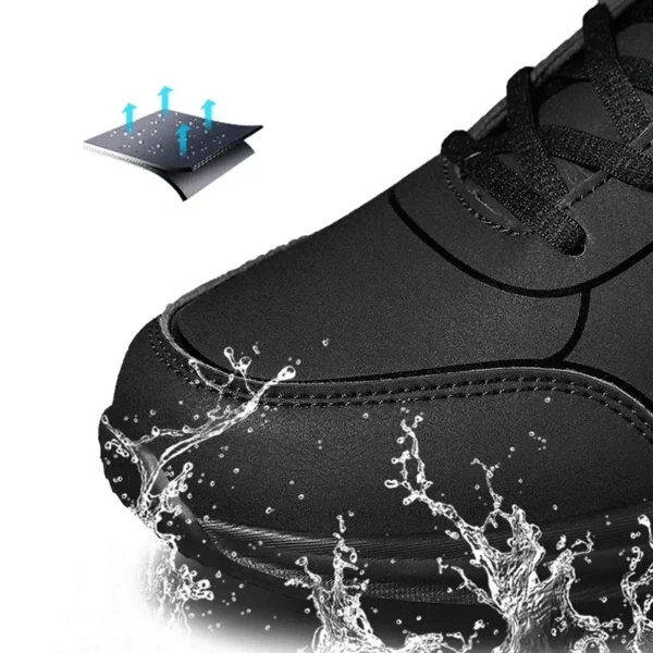 New Lightweight Men Sneakers Winter Men's Running Shoes Non-slip Breathable Male Walking Shoes Warm Lace Up Soft Casual Shoes - Image 3