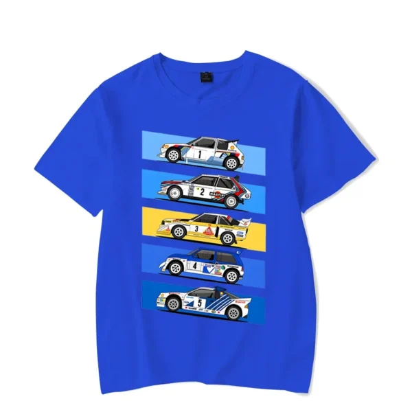 1986 Group B Rally Cars Funny Tee T-Shirts Fashion Summer Men Short Sleeve T Shirts Black Tops Tees Hip Hop Streetwear Camisetas - Image 2