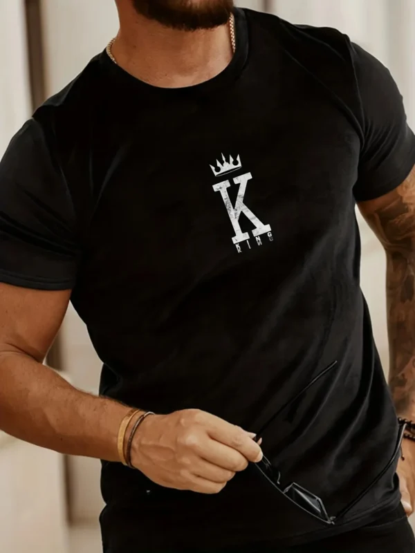 2024 New Summer Loose Cotton T-shirt Tops Gym Fitness Oversized Men T Shirt Casual O-neck High Quality Classical Unisex Tops - Image 6