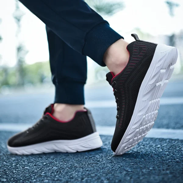 New Athletic Shoes for Men Shoes Sneakers Black Casual Men Mesh Sneakers Breathable Tennis Running Walking Gym Men Shoes - Image 6