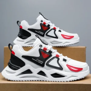 Original Men's Casual Sneakers Breathable Shoes Wear-resistant Fashion Round Toe Trendy All-match Outdoor Mans Sports Sneaker