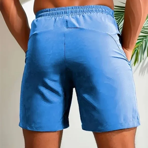 UETEEY Summer Shorts Men Gym Sport Running Squat Fitness Workout Man Short Pants Breathable Quick-drying Drawstring Mens Shorts - Image 3