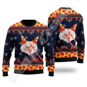 Christmas Knitted Sweater Graffiti Tattoo Retro Vintage Sweatshirts 3DPrint Unisex Pullover Harajuku Casual Funny Long Sleeve 14