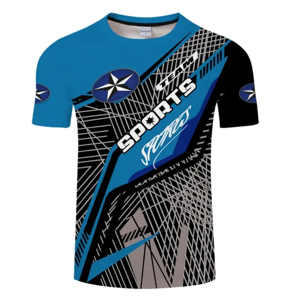 2024 New Polaris Racing Sports Shirt Men's Summer Breathable Top 3D Printed Short Sleeved Oversized Men's Clothing - Image 4