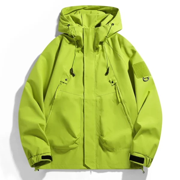 Waterproof Outdoor Jacket Men Women Hooded Sport Jackets Unisex Mountaineering Hiking Youth Cotwear Coat Men's Sportwear Top - Image 4