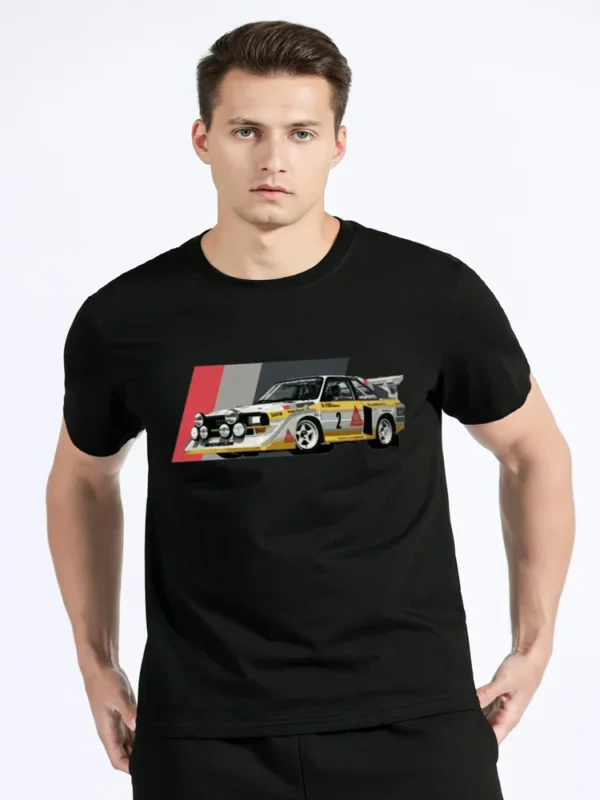 Sport S1 E2 Group B Rally Car Stig Blomqvist Mikkola And Walter T-Shirt Casual T Shirt Cotton Tops Men's Clothing Unisex Tshirt - Image 5