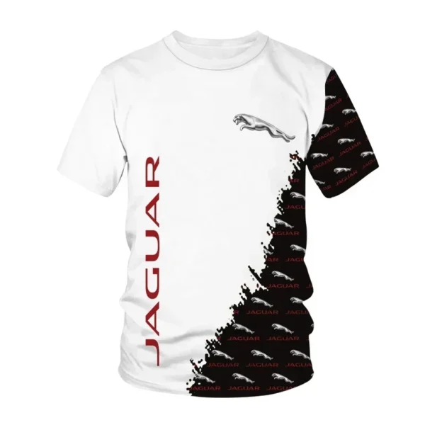 Leisure Short Sleeved Round Neck T-shirt, Quick Drying Shirt, Breathable, Personalized, Suitable for Outdoor Racing Parties, Jag - Image 2