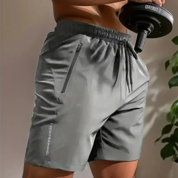 UETEEY Summer Shorts Men Gym Sport Running Squat Fitness Workout Man Short Pants Breathable Quick-drying Drawstring Mens Shorts - Image 4