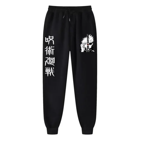 Women Sweatpants Japanese Anime Jujustu Kaisen Print Fleece Joggers For Men Trousers Fitness Workout Running Pants Unisex 2025 - Image 2