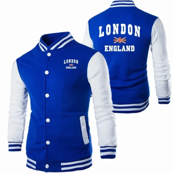 Mens Jackets Print Fashion Trend Cardigan Sweatshirt European Street Coat Casual Baseball Uniform Versatile Tracksuit Clothing - Image 2