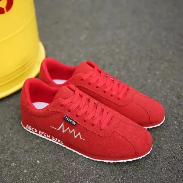 2024 Men's Sneakers Canvas Shoes Fashion Red Summer Low Comfortable Flat Vulcanized Shoes for Men Breathable Gym Man Trainers - Image 3