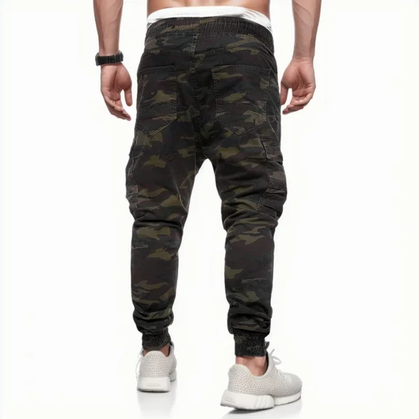 Men'S Loose Camouflage Pocket Jeans Pants Fashion Tooling Camouflage Men'S Cargo Straight Casual Pants Overalls Trousers - Image 4