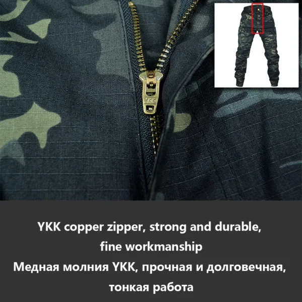 Mege Tactical Camouflage Joggers Outdoor Ripstop Cargo Pants Working Clothing Hiking Trousers Men's Streetwear - Image 5