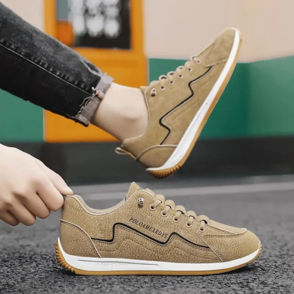 Men's Casual Sneakers Sports Shoes for Men 2024 Spring Autumn Lace-up Men's Outdoor Sport Jogging Shoes Retro Vulcanized Shoes - Image 6