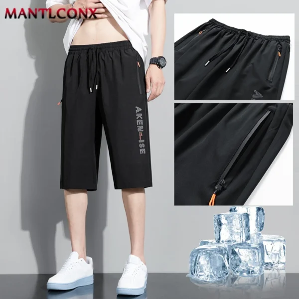 Casual Loose Men's Shorts Outdoors Quick Dry Breathable Board Short Pants Male New Summer Shorts Men Gym Fitness Jogging Running - Image 3