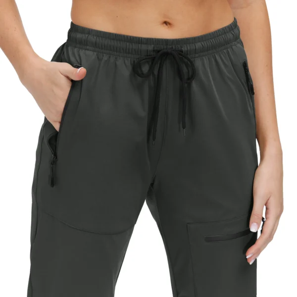 Women's Cargo Pants with Pockets Linghtweight Quick Dry Ourdoor Travel Hiking Pants Running Joggers Sweatpants - Image 5