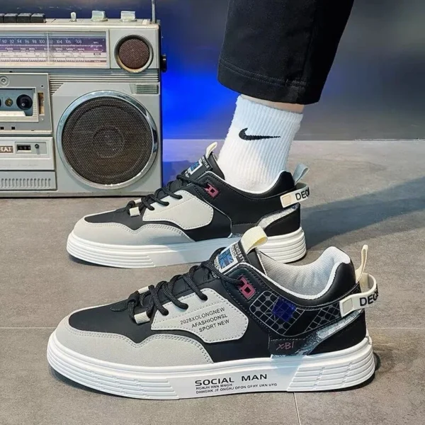 New Casual Shoes for Men Fashion Men Sneakers Brand Good Quality Men's Shoes Comfortable Non-slip Man Flats Skateboard Shoes2024 - Image 4