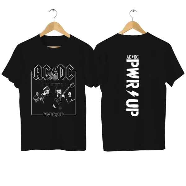 2025 AC PWRDUP Live DC Print Tshirt Graphic Brand T Shirts Women Male Cotton Hip Hop Fashion Oversized T-shirts Summer Clothes - Image 3