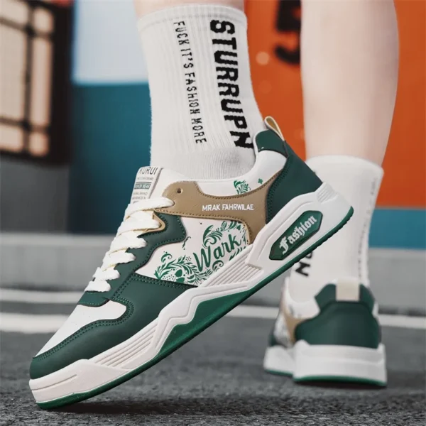 Men's Sports Shoes Casual Running Shoes for Men New Breathable Thick Sole Tennis High Quality Comfortable Skate Shoes Zapatos - Image 4