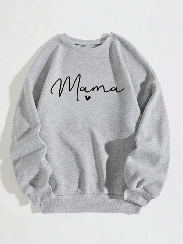 Tops Plus Size Women's Sweat-shirt Round Neck Loose Oversized Outerwear Clothes for Chubby Big Size Sweatshirts With Print Large