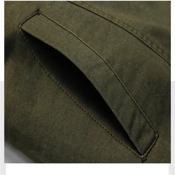 FGKKS 2023 Military Loose Men's Jacket New Autumn Casual Cotton Workwear Jacket High-Quality Design Bomber Jackets Male - Image 6