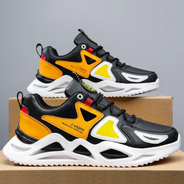 Original Men's Casual Sneakers Breathable Shoes Wear-resistant Fashion Round Toe Trendy All-match Outdoor Mans Sports Sneaker - Image 2