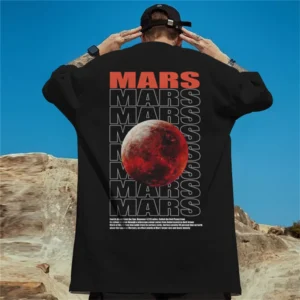 Trend Men's T-Shirt 3d Print Street T Shirt For Men Short Sleeved High Street Hip Hop Oversize T Shirt Summer Streetwear