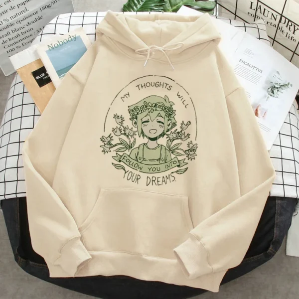 Omori hoodies women funny Winter sweat y2k graphic sweater women Kawaii tracksuit sweatshirt hoodie plus size