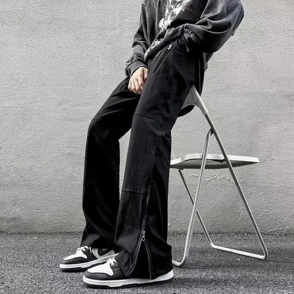 Cargo Pants Men's Jeans Fashion Street Hip Hop Baggy Pants Casual Multi Pocket Y2k High Waisted Trousers Boyfriend Jeans Women - Image 3