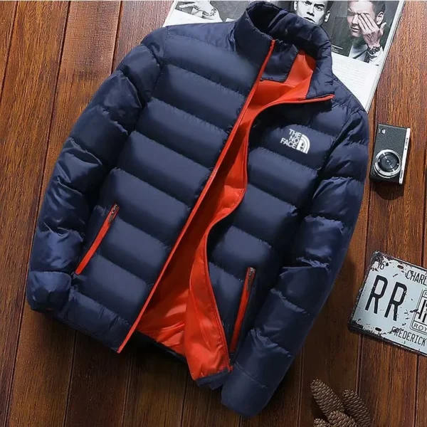 Winter New Thick Men Warm Parka Jackets Casual Men's Outwear Coats Solid Stand Collar Male Windbreak Cotton Padded Down Jacket - Image 3