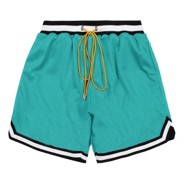Gym Mesh Sports Shorts Summer Fitness Quick Dry Solid Color Shorts Loose Running Basketball Men's Breathable Sweat Pants - Image 6