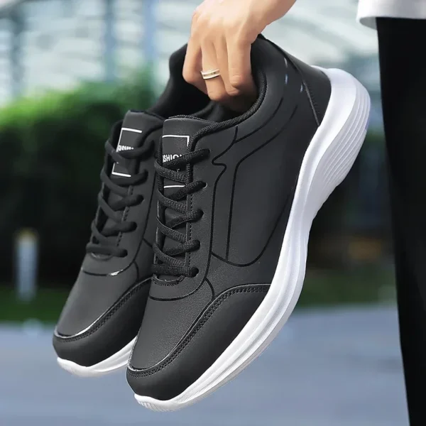 New Lightweight Men Sneakers Winter Men's Running Shoes Non-slip Breathable Male Walking Shoes Warm Lace Up Soft Casual Shoes - Image 2