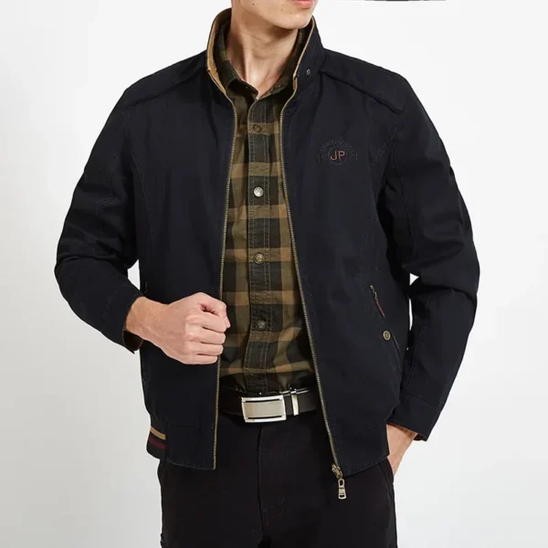 Brand Double-sided Military Jacket Men 7XL 8XL Spring Autumn Cotton Business Casual Multi-pocket Men's Jackets chaquetas hombre - Image 3