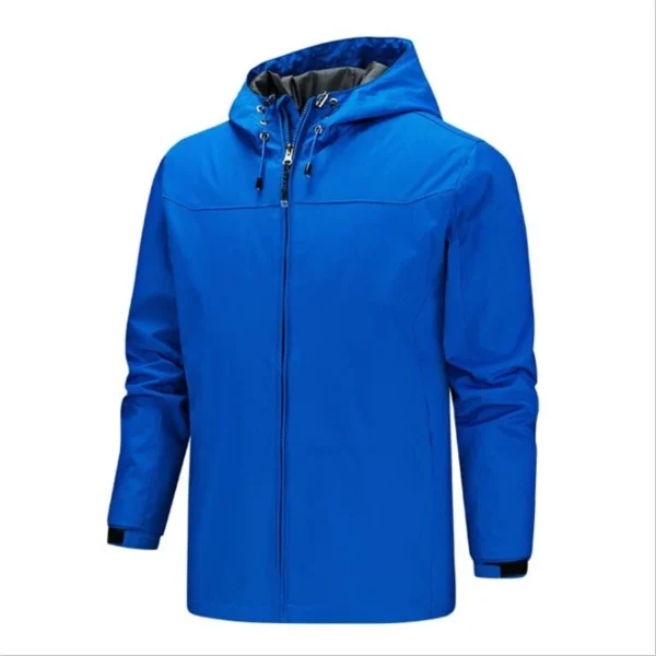 2024 New Men's Jackets Spring Autumn Windproof Zipper Coat Solid Color Fashion Unisex Outdoor Jackets Sportswear Male Jacket - Image 5